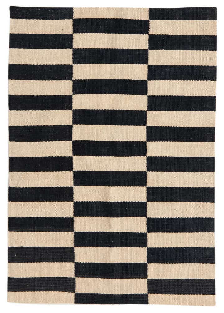 2' 7 x 4' Hand Woven Kilim Modern Wool Rug