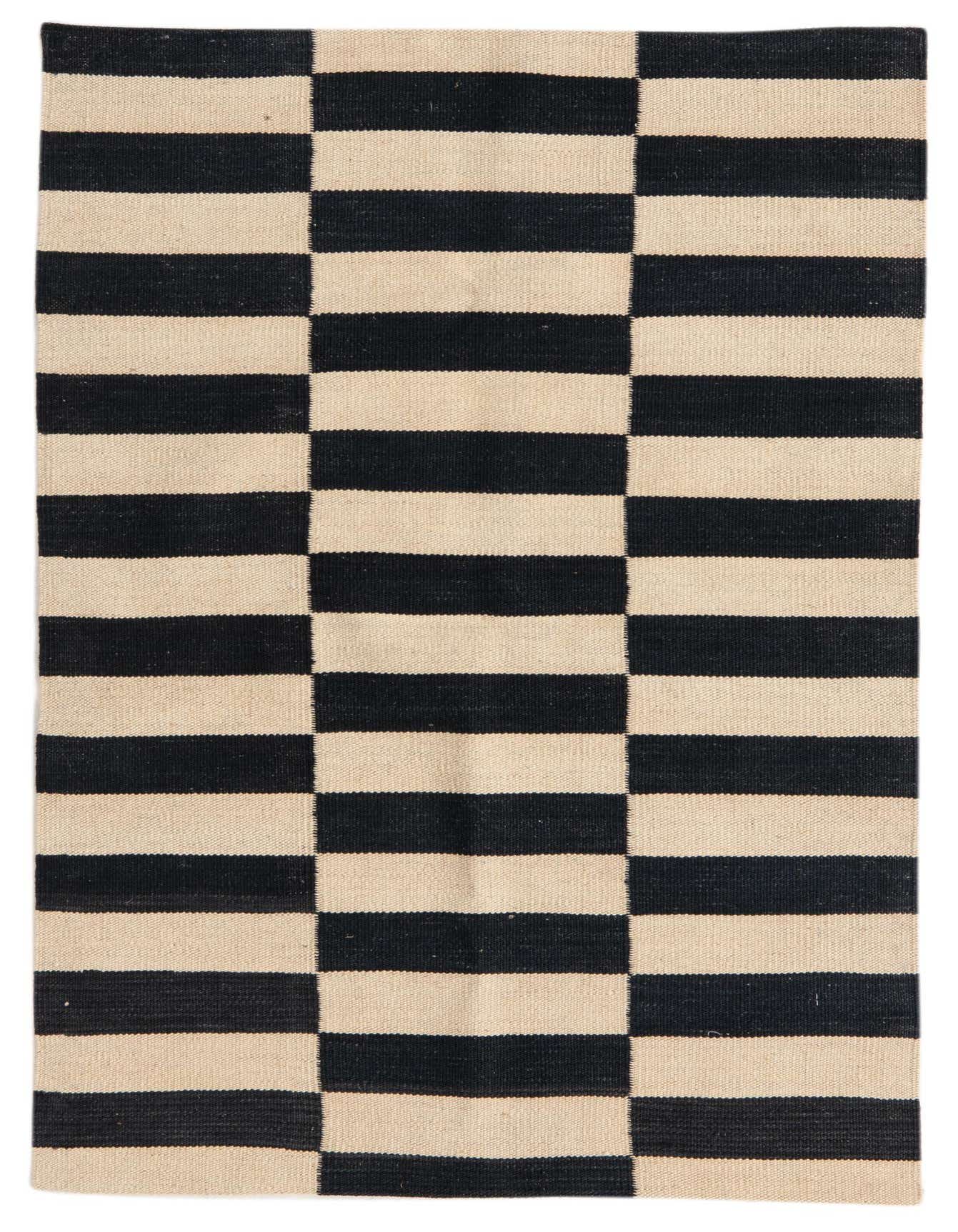 2' 7 x 4' Hand Woven Kilim Modern Wool Rug