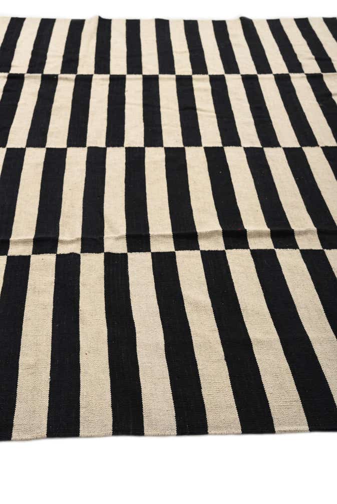 8' 1 x 11' Hand Woven Kilim Modern Wool Rug