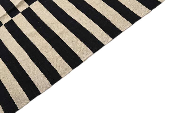8' 1 x 11' Hand Woven Kilim Modern Wool Rug