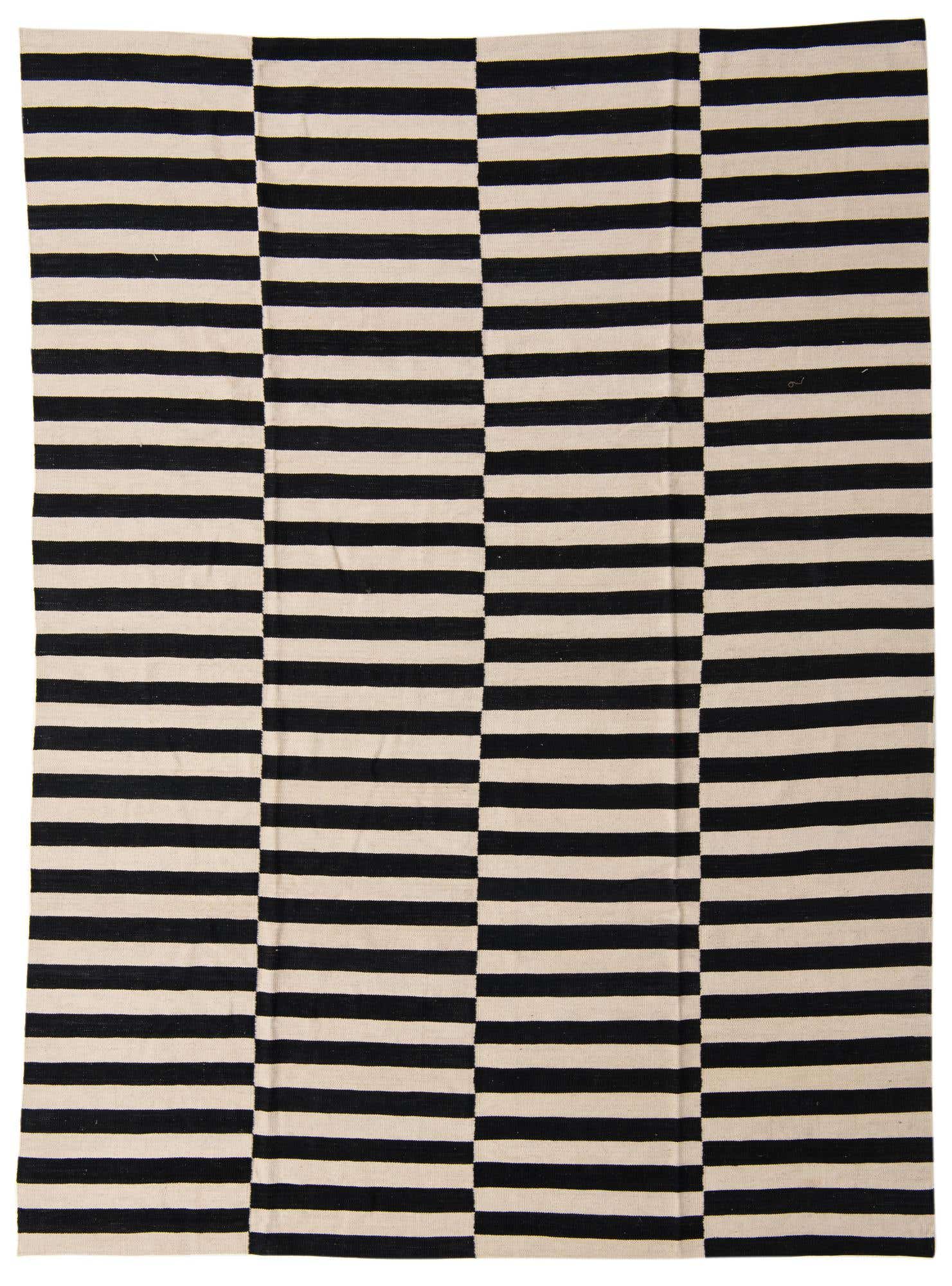 8' 1 x 11' Hand Woven Kilim Modern Wool Rug