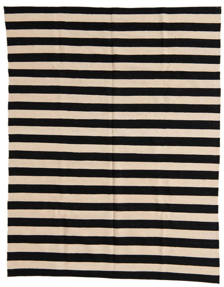 Detail image of 5' 6 x 8' 1 Hand Woven Kilim Modern Wool Rug