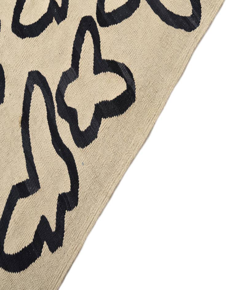 Detail image of 8' 3 x 9' 7  Hand Woven Kilim Modern Wool Rug