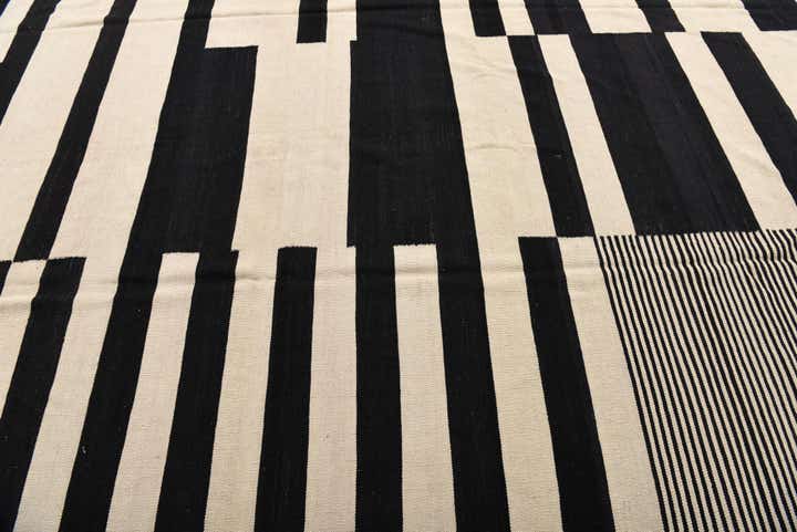 8' 5 x 11' 2 Hand Woven Kilim Modern Wool Rug