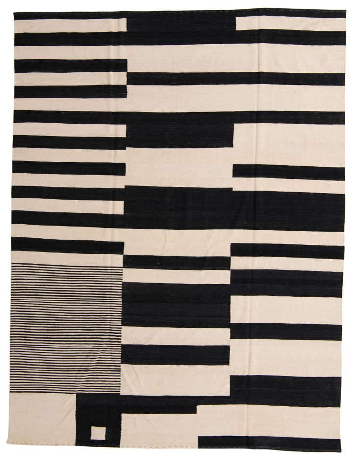 8' 5 x 11' 2 Hand Woven Kilim Modern Wool Rug
