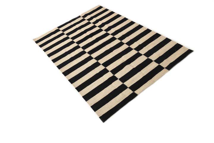 3' 3 x 4' 10 Hand Woven Kilim Modern Wool Rug