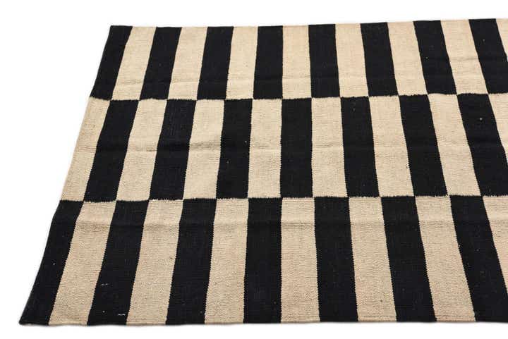 3' 3 x 4' 10 Hand Woven Kilim Modern Wool Rug