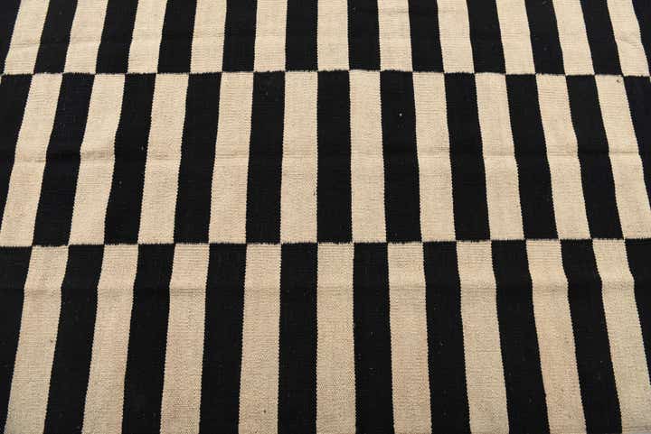 3' 3 x 4' 10 Hand Woven Kilim Modern Wool Rug