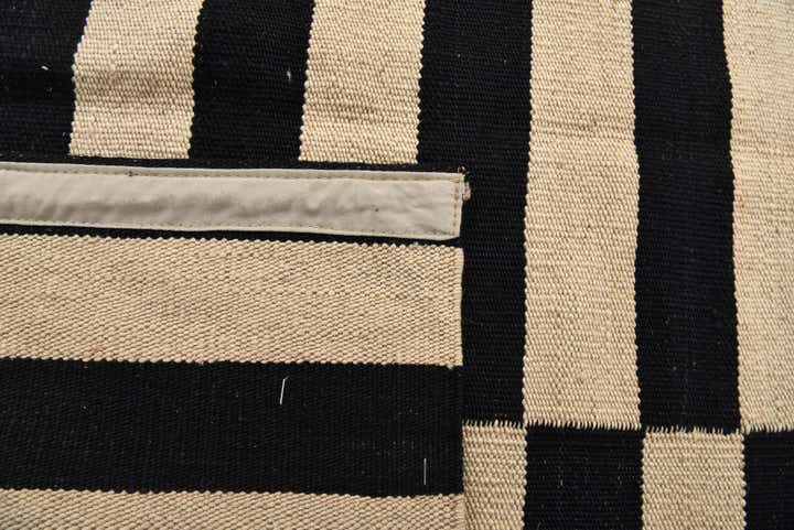 3' 3 x 4' 10 Hand Woven Kilim Modern Wool Rug