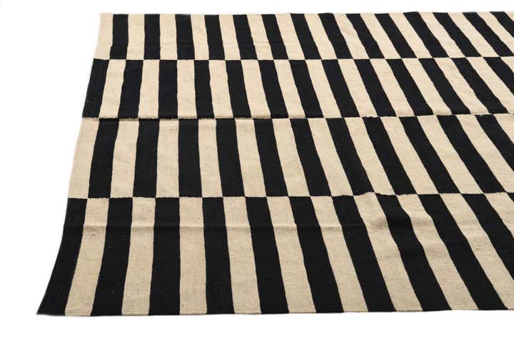 200cm x 285cm Hand Woven Kilim Modern Wool Rug