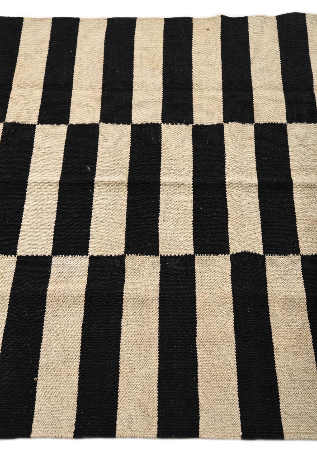 3' 3 x 5' Hand Woven Kilim Modern Wool Rug