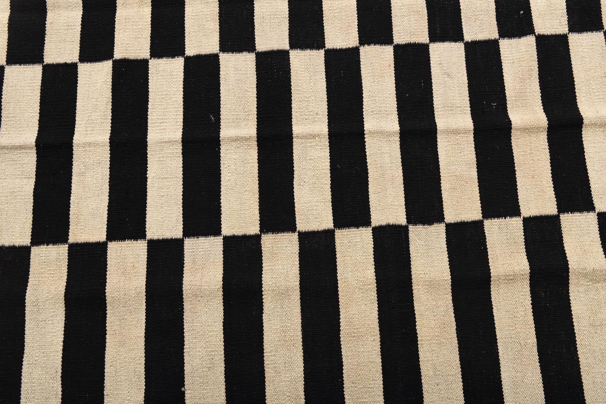 3' 3 x 5' Hand Woven Kilim Modern Wool Rug