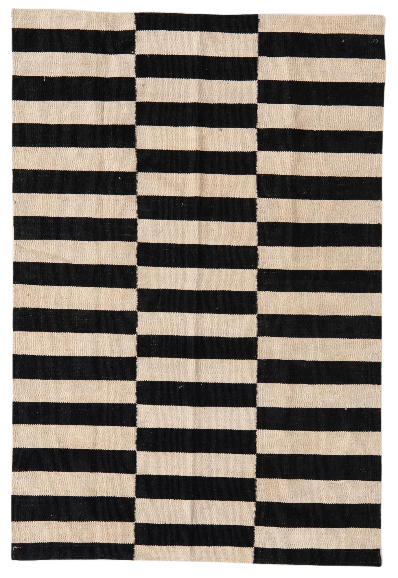 3' 3 x 5' Hand Woven Kilim Modern Wool Rug
