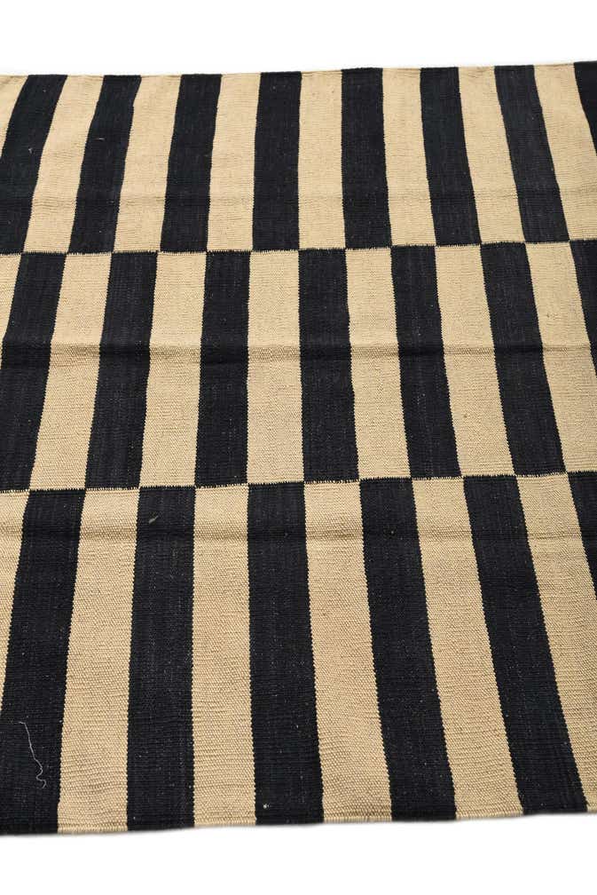 4' 2 x 5' 10 Hand Woven Kilim Modern Wool Rug