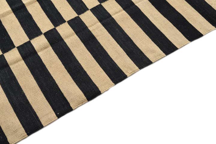 4' 2 x 5' 10 Hand Woven Kilim Modern Wool Rug