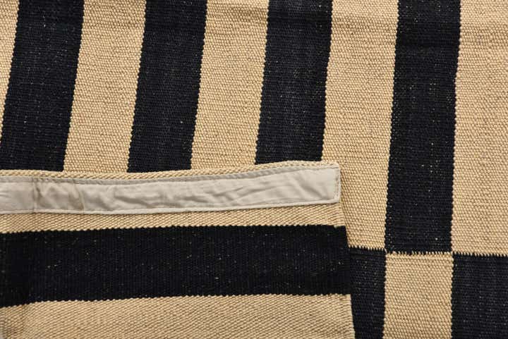 4' 2 x 5' 10 Hand Woven Kilim Modern Wool Rug