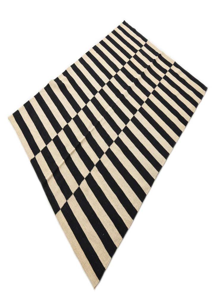 4' 2 x 6' Hand Woven Kilim Modern Wool Rug