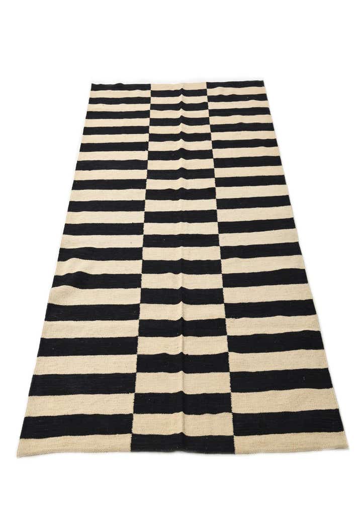 4' 2 x 6' Hand Woven Kilim Modern Wool Rug