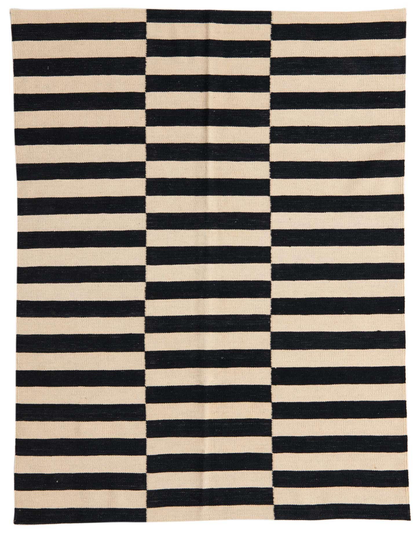 4' 2 x 6' Hand Woven Kilim Modern Wool Rug