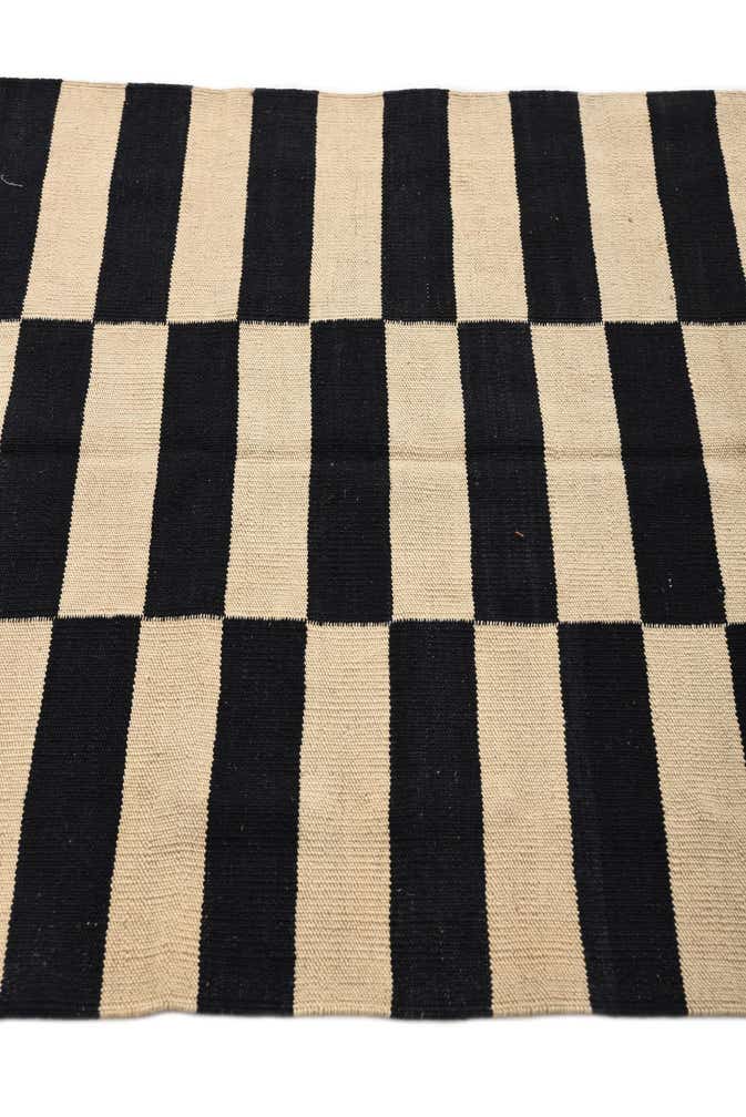 3' 3 x 4' 10 Hand Woven Kilim Modern Wool Rug