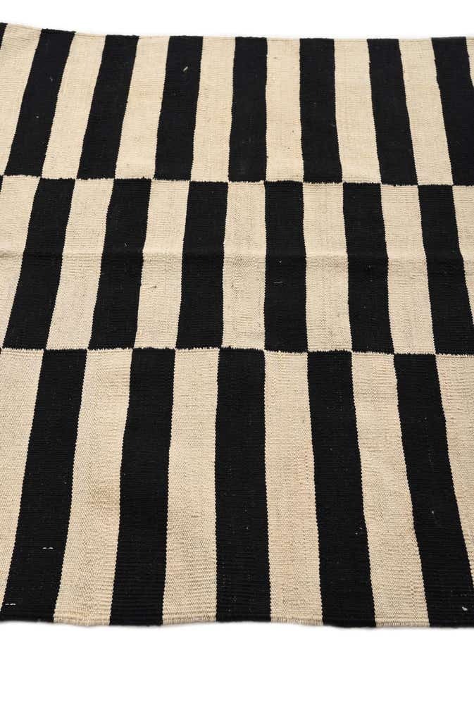 4' 3 x 6' Hand Woven Kilim Modern Wool Rug