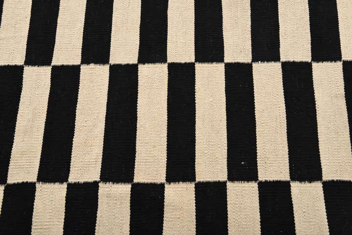 2' 8 x 3' 11 Hand Woven Kilim Modern Wool Rug