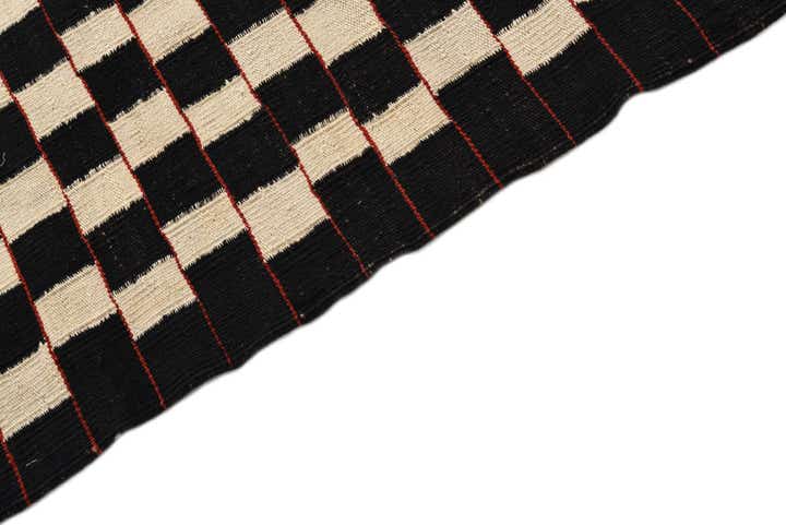 4' 5 x 5' 10 Hand Woven Kilim Modern Wool Rug