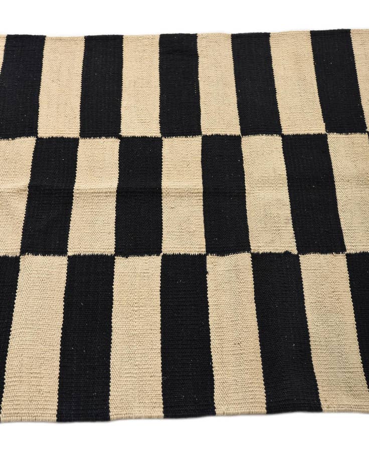 Detail image of 2' 8 x 3' 11  Hand Woven Kilim Modern Wool Rug