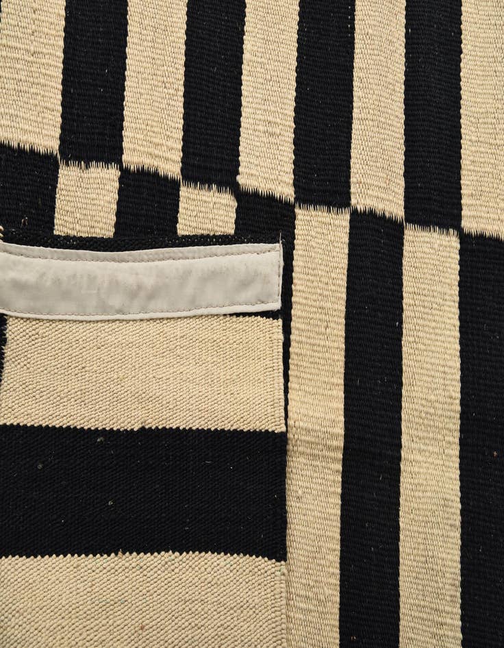 Detail image of 2' 8 x 3' 11  Hand Woven Kilim Modern Wool Rug