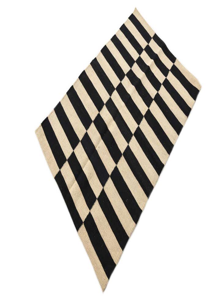 2' 8 x 3' 10 Hand Woven Kilim Modern Wool Rug