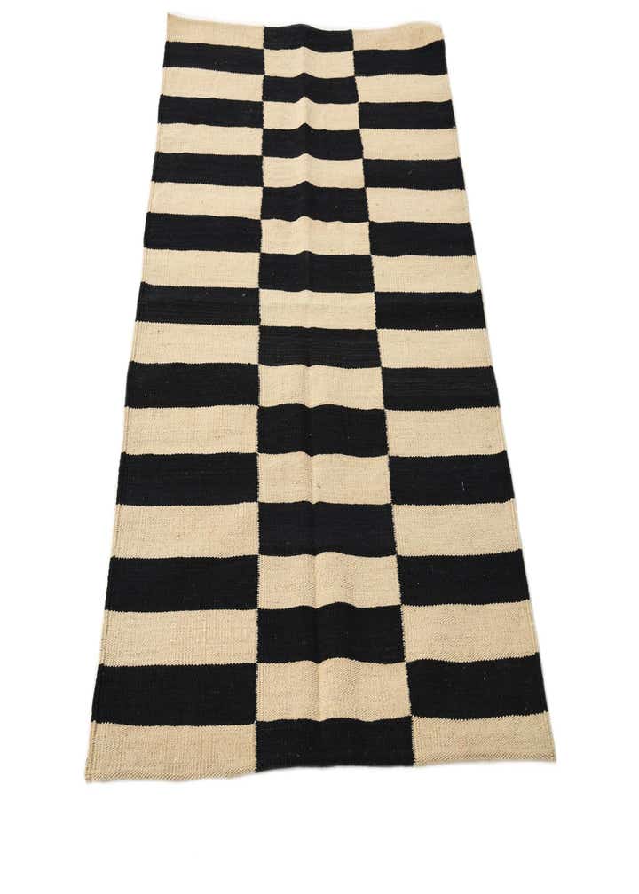 2' 8 x 3' 10 Hand Woven Kilim Modern Wool Rug