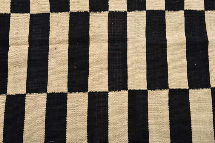 2' 8 x 3' 10 Hand Woven Kilim Modern Wool Rug