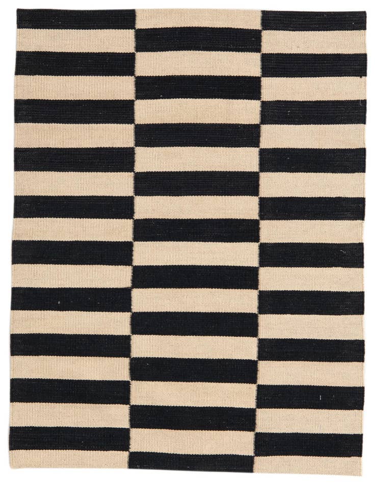 Detail image of 2' 7 x 3' 10 Hand Woven Kilim Modern Wool Rug