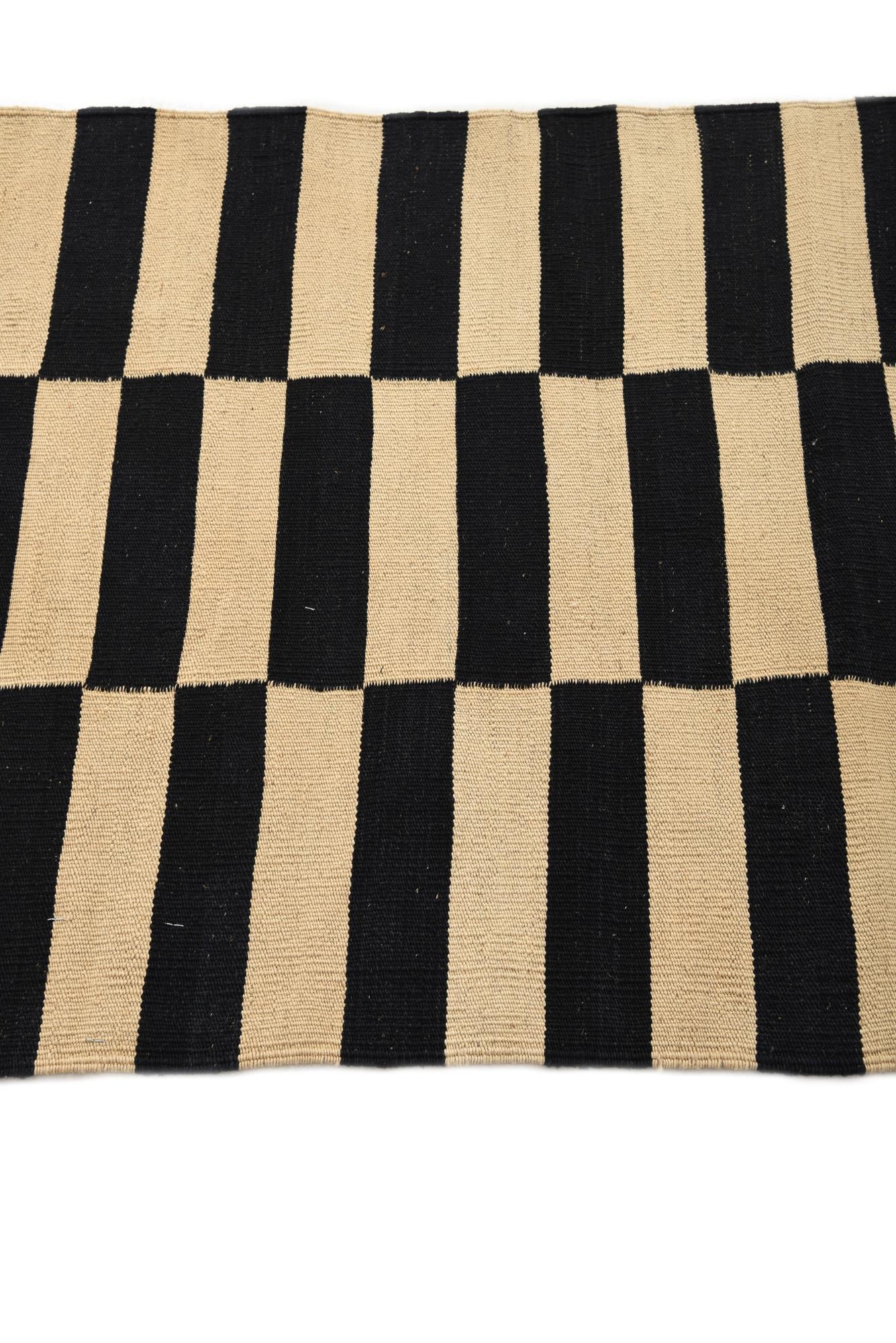 2' 8 x 3' 10 Hand Woven Kilim Modern Wool Rug