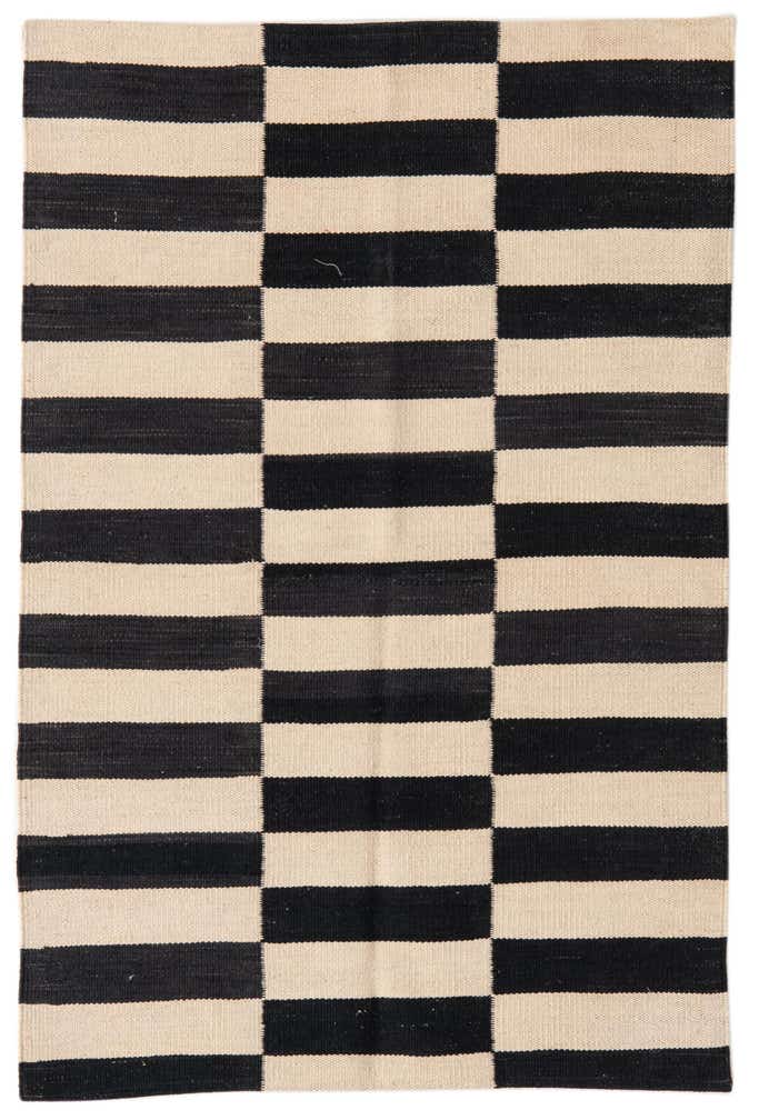 2' 7 x 3' 10 Hand Woven Kilim Modern Wool Rug