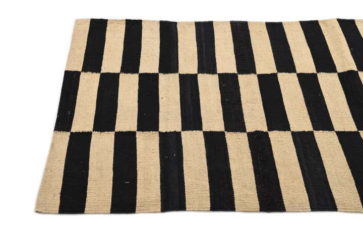 2' 8 x 3' 11 Hand Woven Kilim Modern Wool Rug