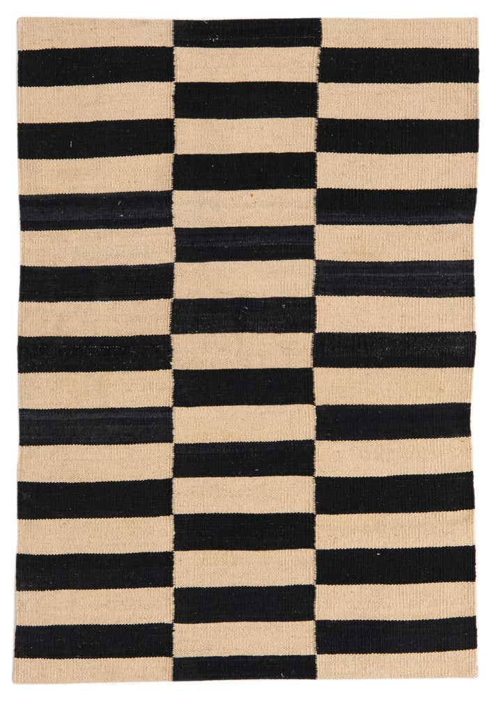 2' 8 x 3' 11 Hand Woven Kilim Modern Wool Rug