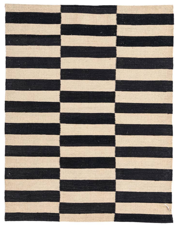 Detail image of 2' 7 x 3' 11 Hand Woven Kilim Modern Wool Rug