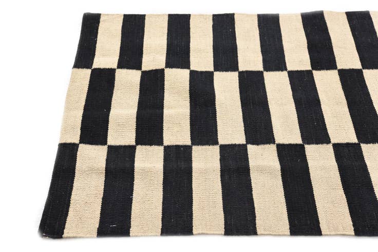 Detail image of 2' 7 x 3' 11 Hand Woven Kilim Modern Wool Rug