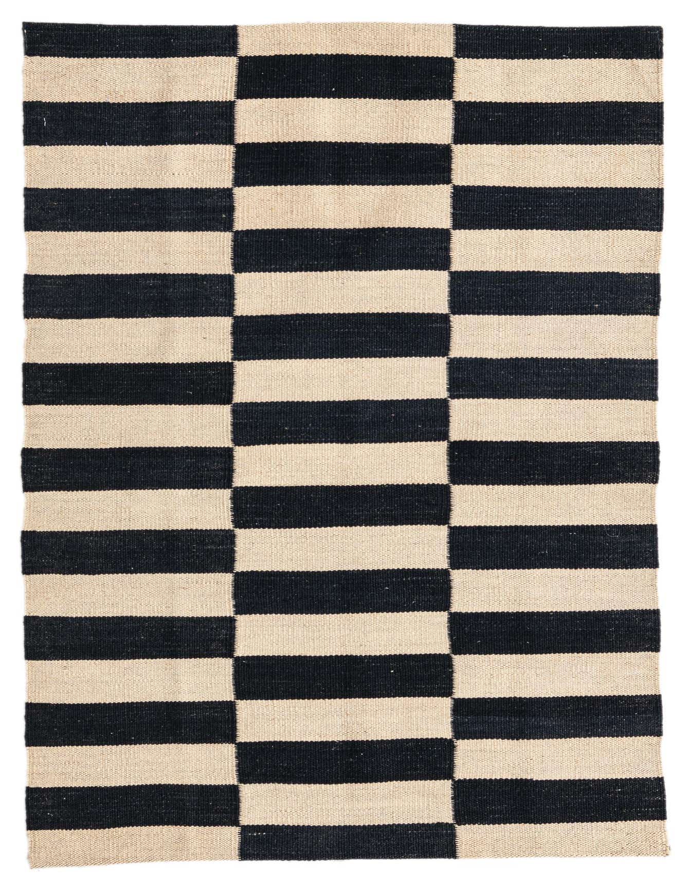 2' 7 x 3' 11 Hand Woven Kilim Modern Wool Rug