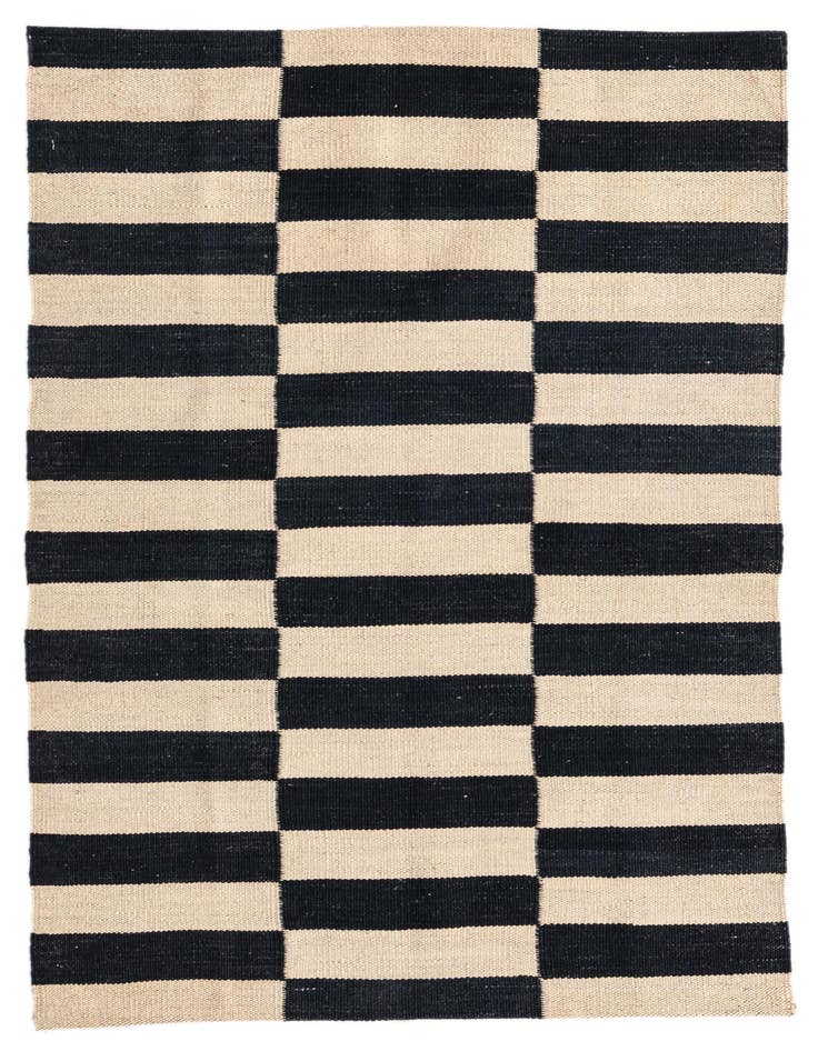 Detail image of 2' 7 x 3' 11 Hand Woven Kilim Modern Wool Rug