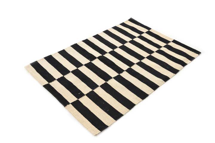 2' 8 x 4' Hand Woven Kilim Modern Wool Rug