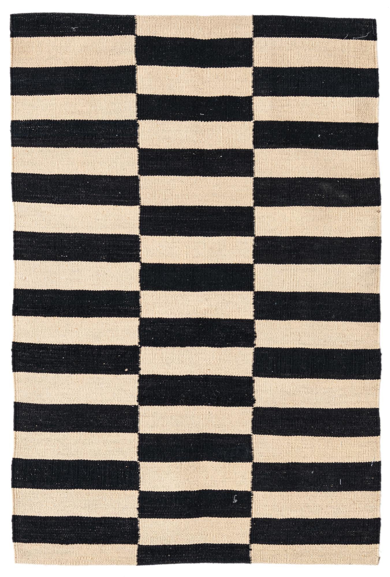 2' 8 x 4' Hand Woven Kilim Modern Wool Rug