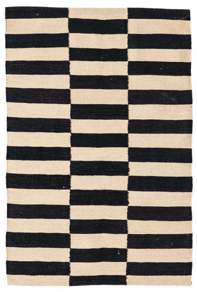 2' 8 x 4' Hand Woven Kilim Modern Wool Rug
