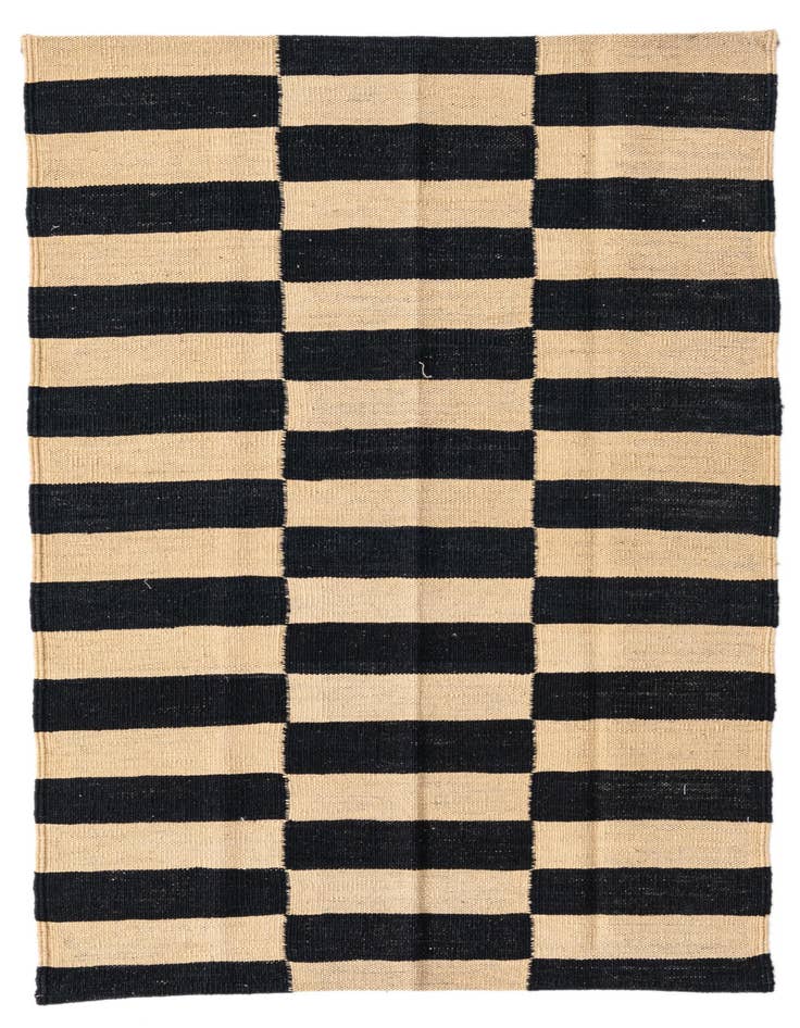 Detail image of 2' 9 x 3' 11 Hand Woven Kilim Modern Wool Rug