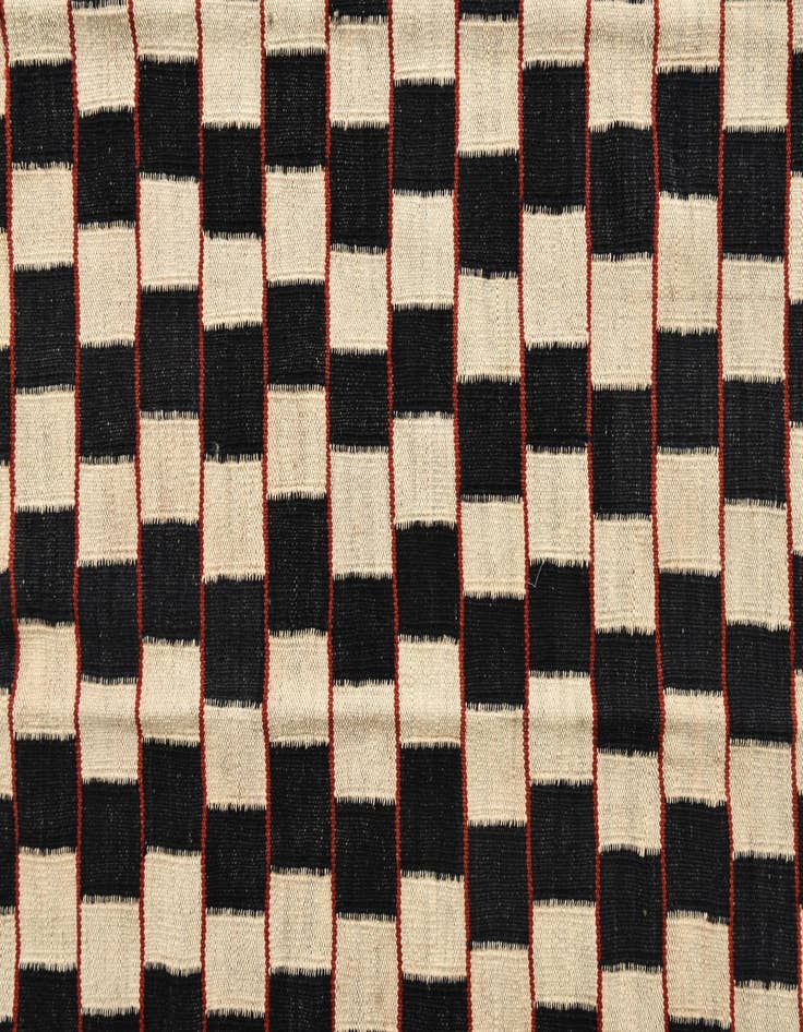 Detail image of 5' 2 x 6' 3  Hand Woven Kilim Modern Wool Rug
