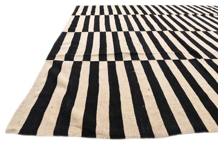 8' 2 x 11' 2 Hand Woven Kilim Modern Wool Rug