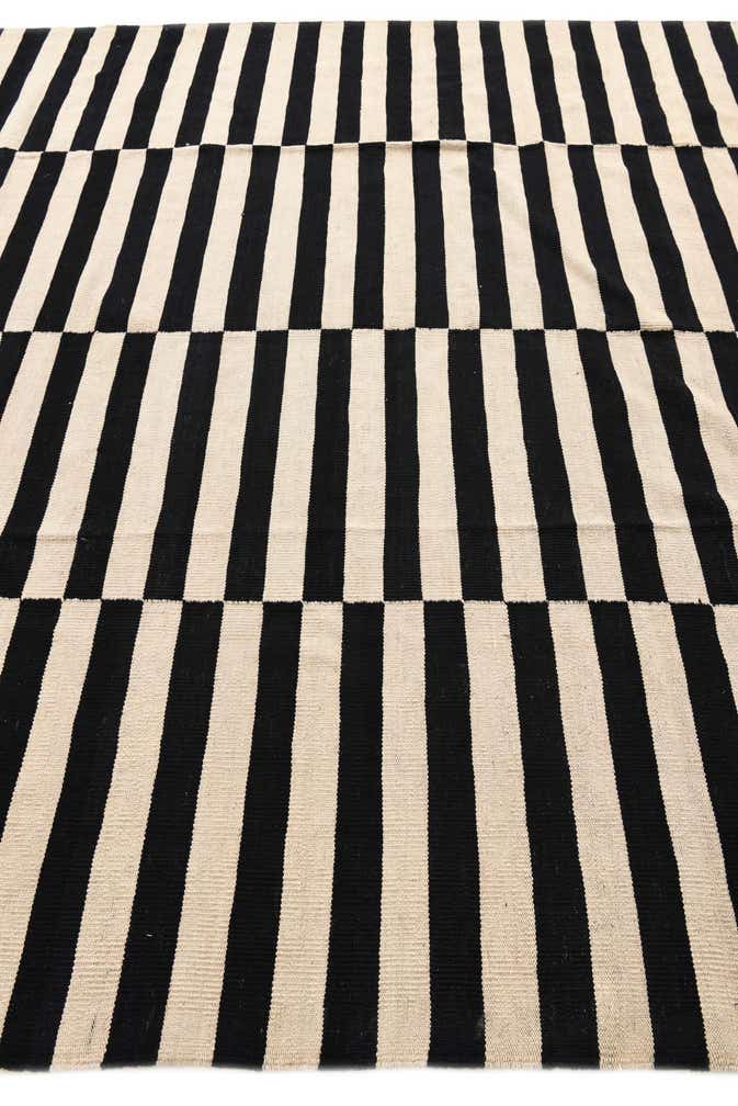 8' 2 x 11' 2 Hand Woven Kilim Modern Wool Rug