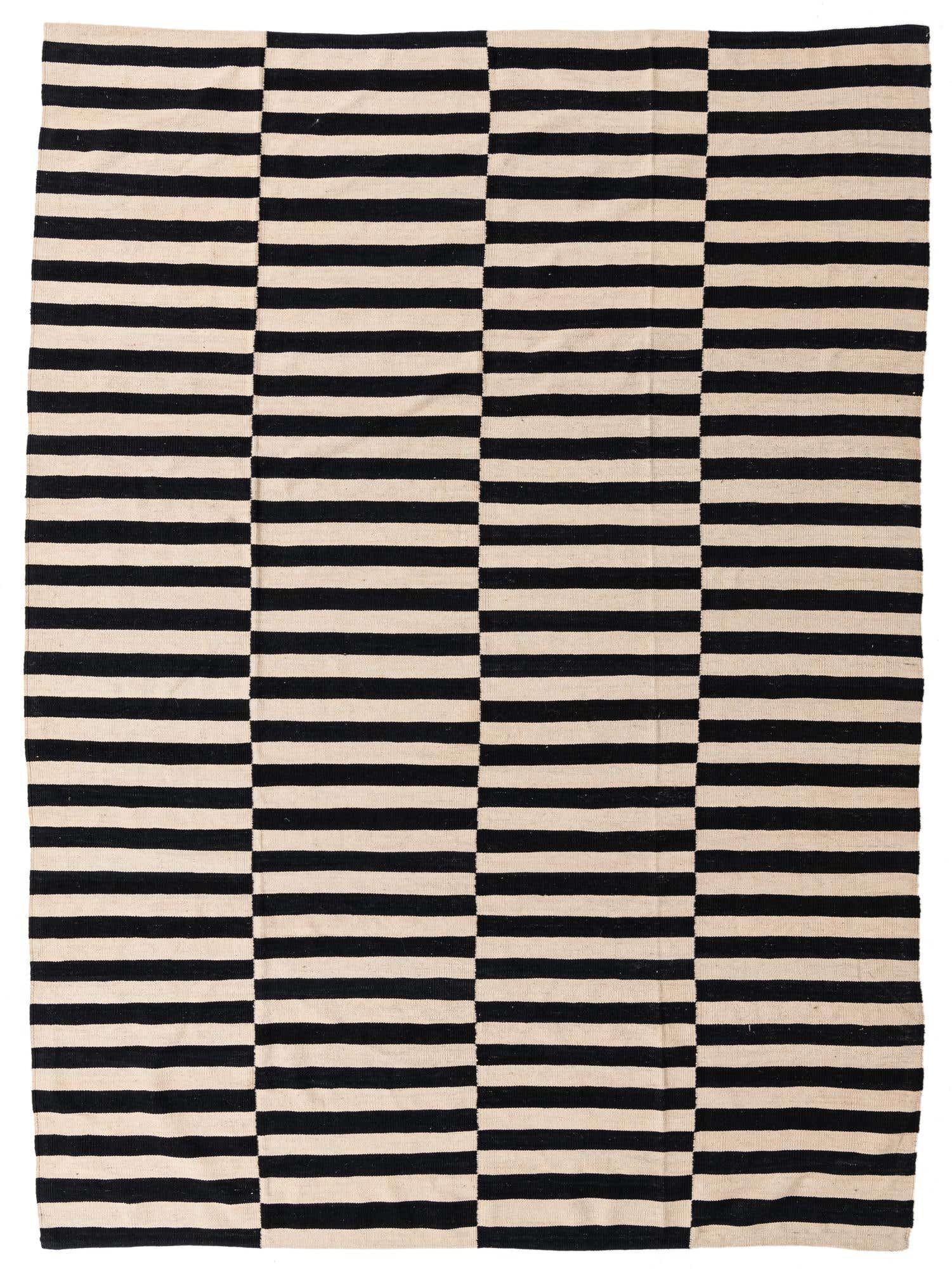 8' 2 x 11' 2 Hand Woven Kilim Modern Wool Rug