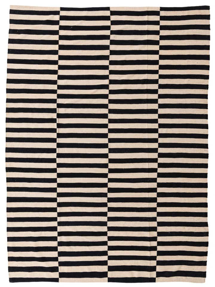 8' 2 x 11' 2 Hand Woven Kilim Modern Wool Rug